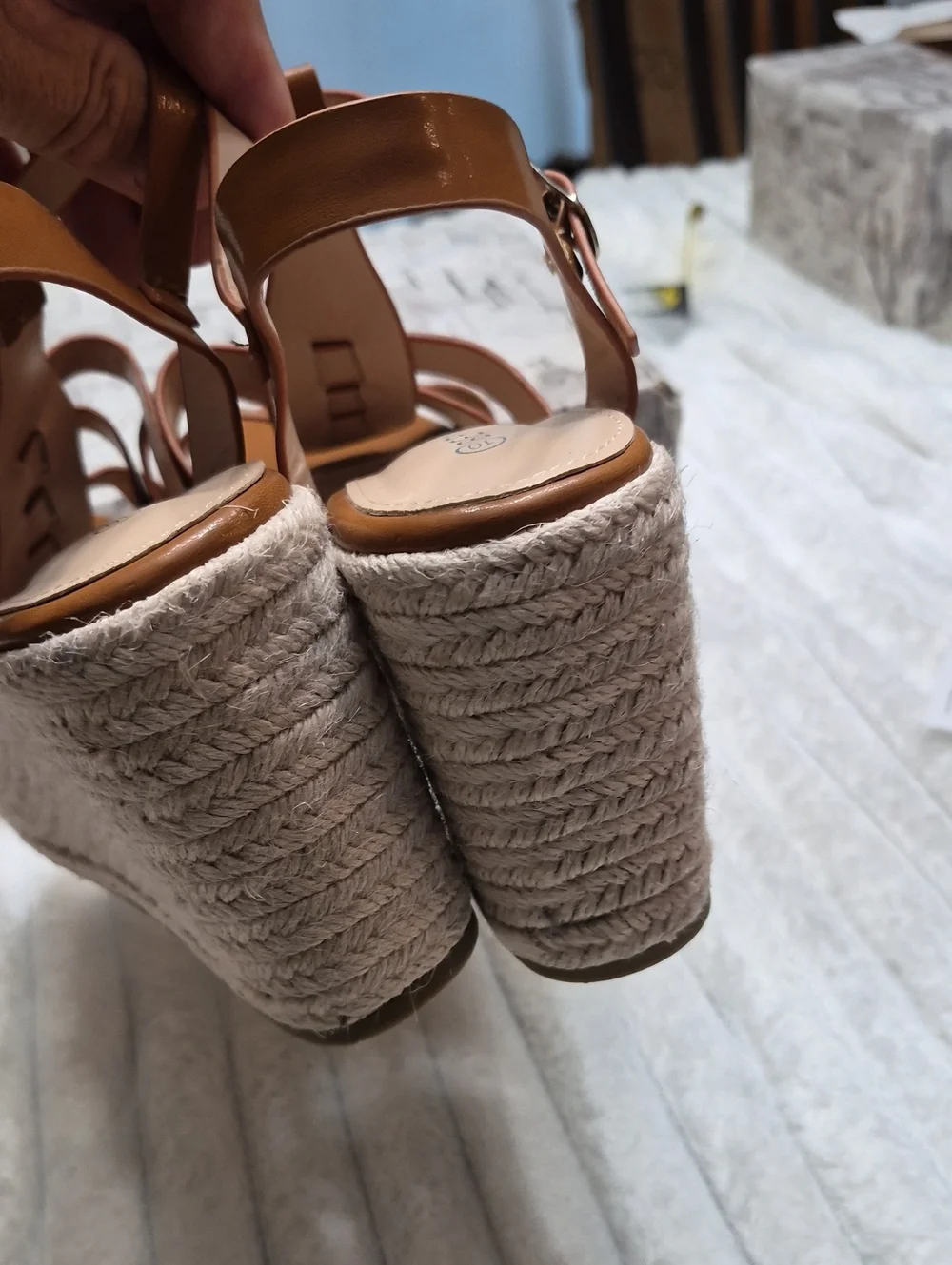 Berness Lotus Wedge Espadrille Sandals Women's Sz 10 New $150